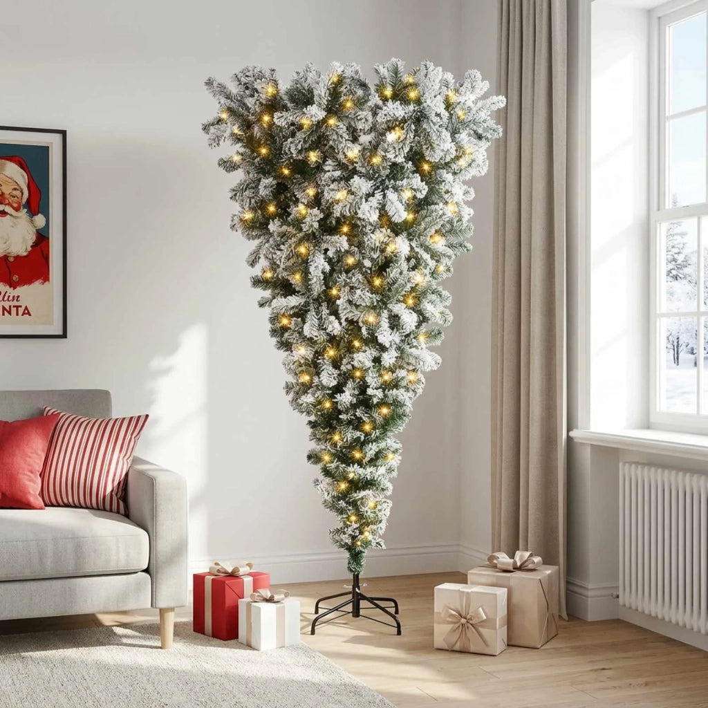 Albero di Natale artificiale capovolto con rami a cerniera 3460839