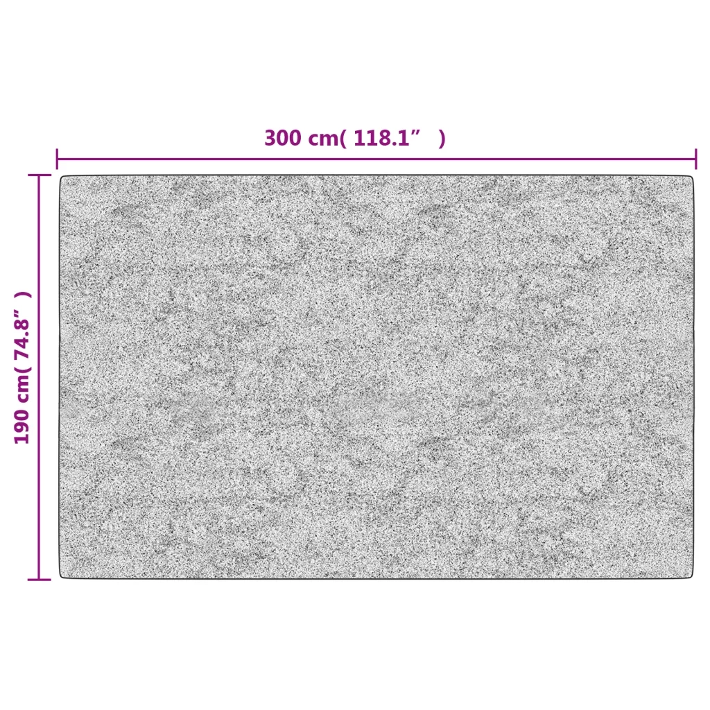 Tappeto Lavabile Multicolore 190x300 cm 136601