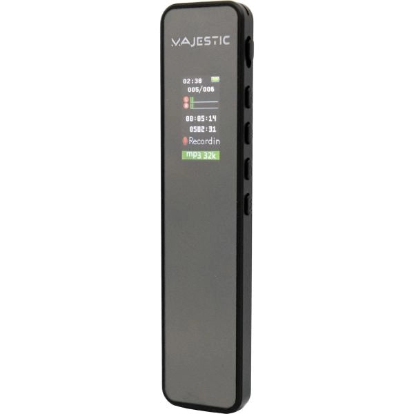 Registratore vocale majestic vr38 colore nero - 237038_BK