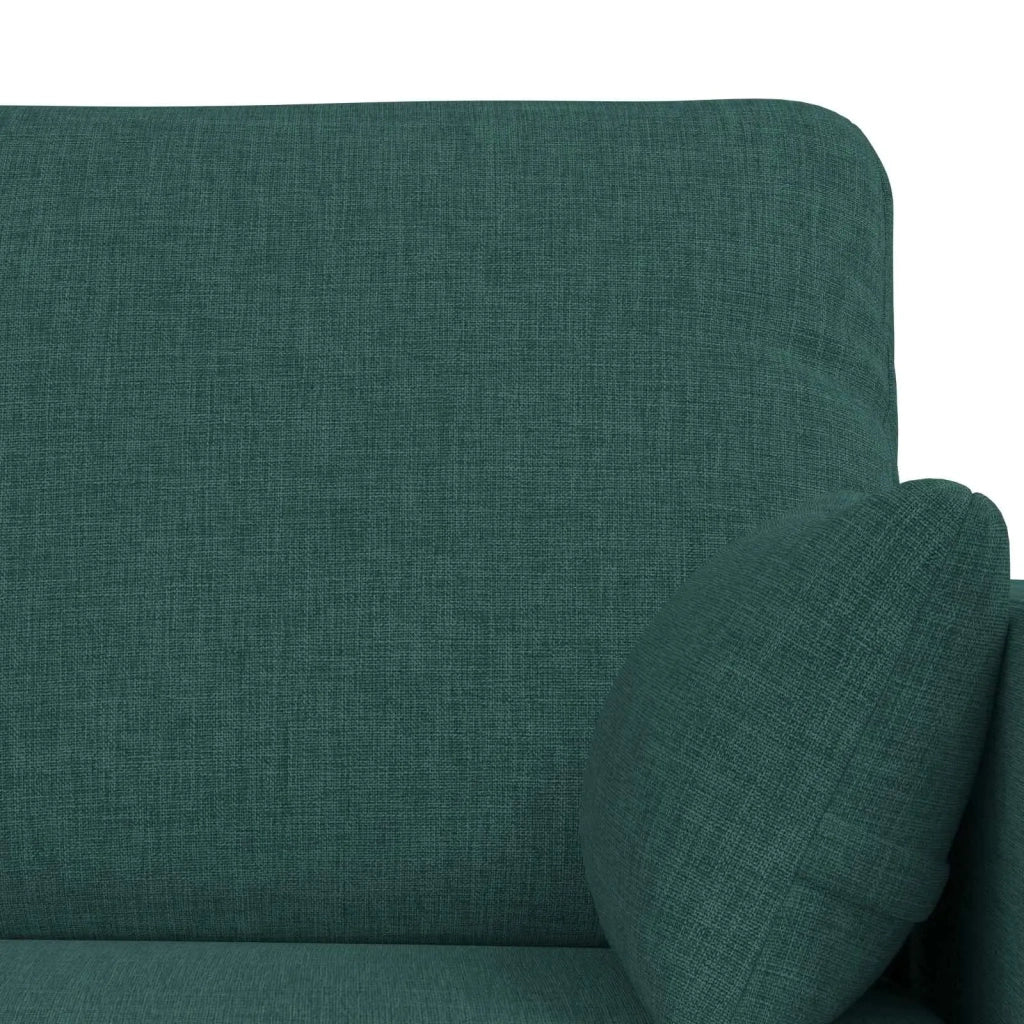 Set di divani 2 pcs Verde Scuro 139 x 78 x 80 cm Tessuto 3407496