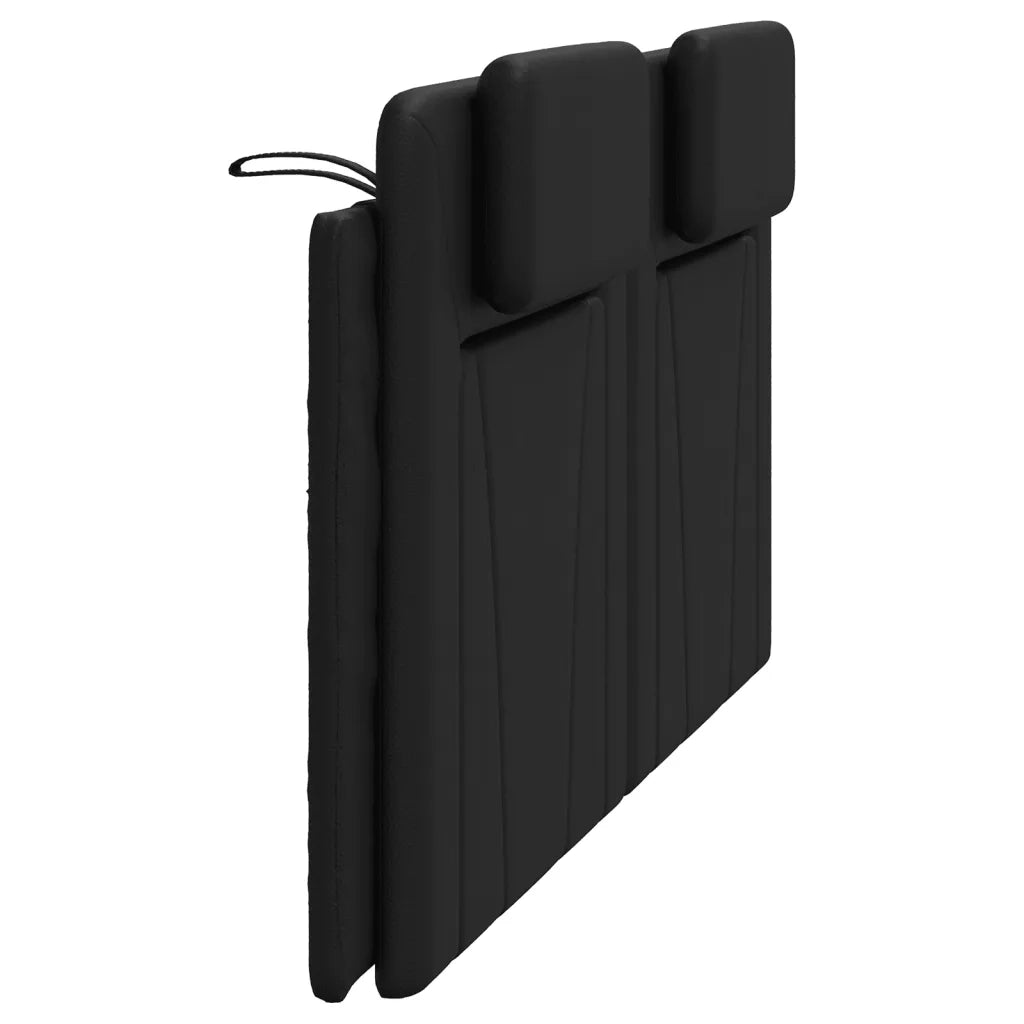 Cuscino Testiera-Cuscino per Testiera Viana Nero 183 cm in Similpelle