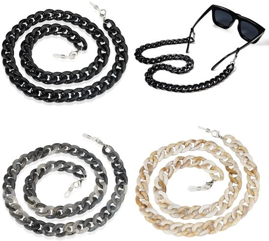 Portachiavi per occhiali da sole 3 pezzi - Supporto per occhiali in acrilico - Uomo/Donna - Adatto per occhiali da sole - Leggero - Duraturo - Supporto per occhiali