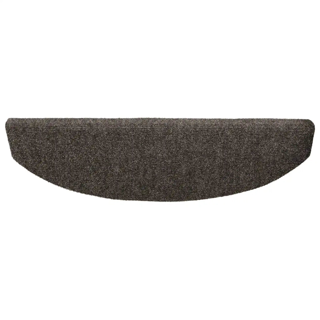 Tappetini per scale autoadesivi Semicircolare 15 pz | Gradini per Scale Antracite