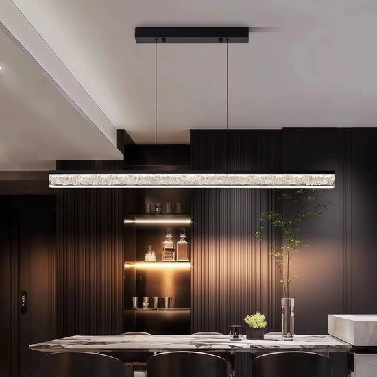 Lampada da soffitto lineare a led per isola cucina e tavolo da pranzo
