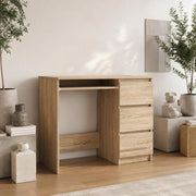 Desk Sonoma Oak 90x45x76 Cm Wood-based Material