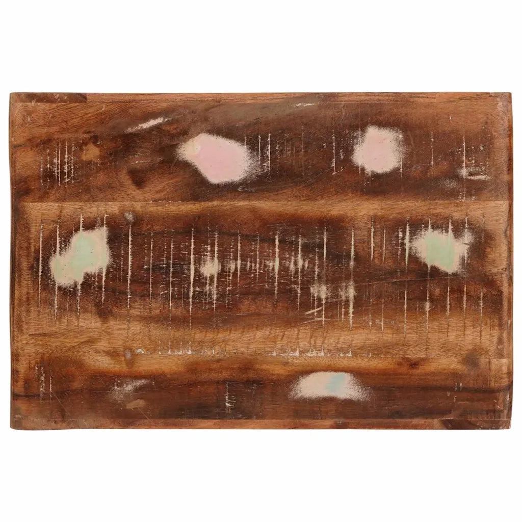 Comodino 2 pcs Marrone Legno Recuperato Massello 4104580