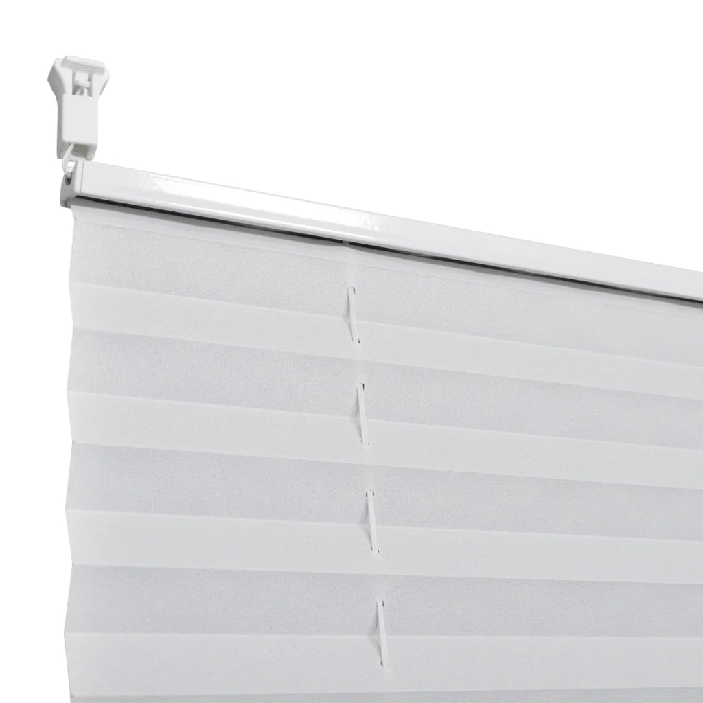 Tenda plissettata bianca 40 x 100 cm 4102160