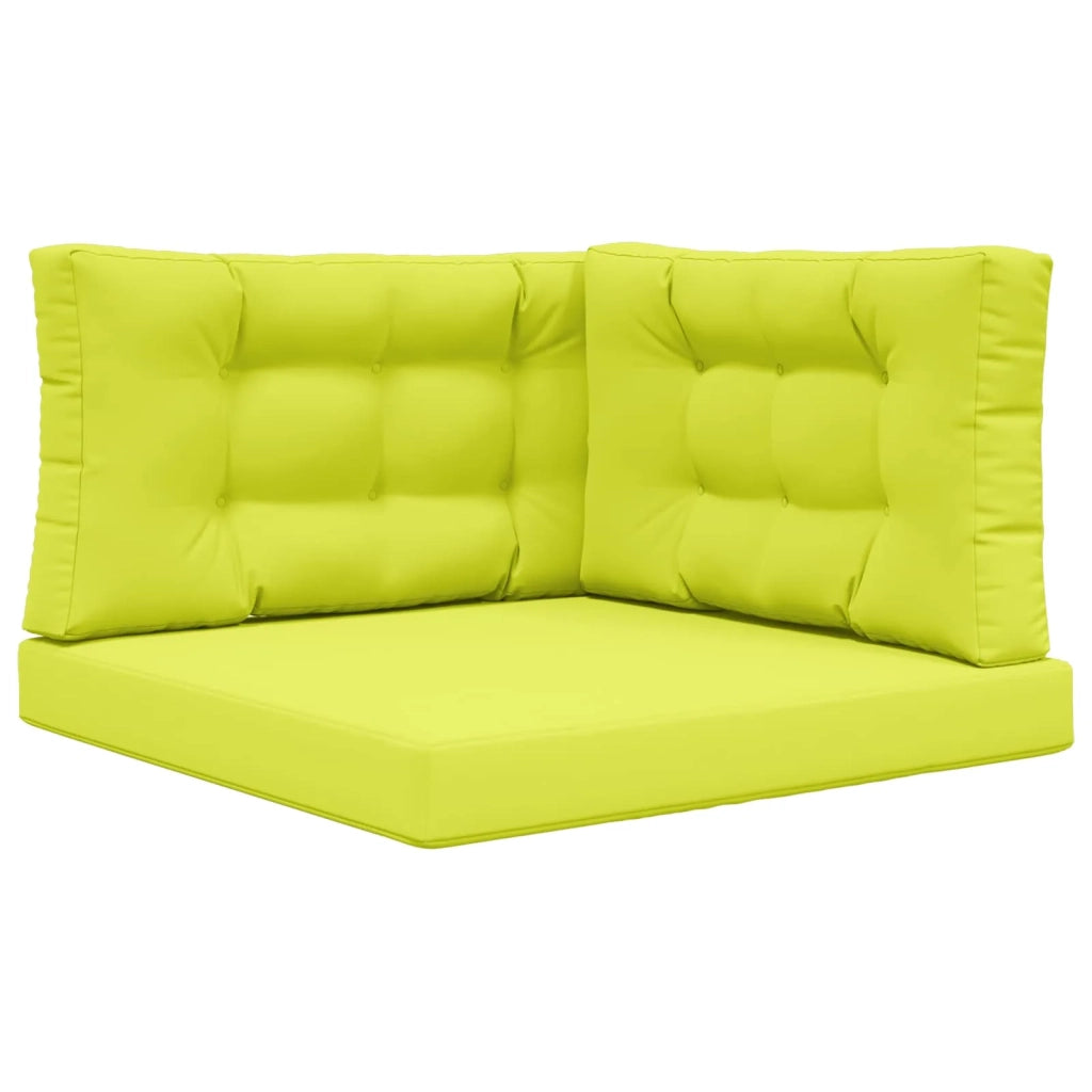 Cuscino per divano da esterno 3 pcs Verde Poliestere 900885