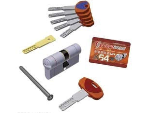 CILINDRO EUROPEO SAGOMATO EVOK64 TOP- - mm.31x61 (363BDCS3161115) - 1 pezzi SECUREMME