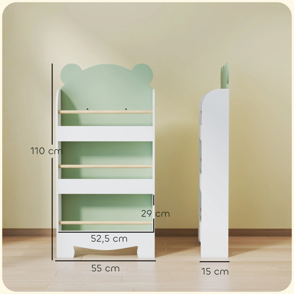 Libreria per bambini ¨C Minimal ¨C verde 3 livelli