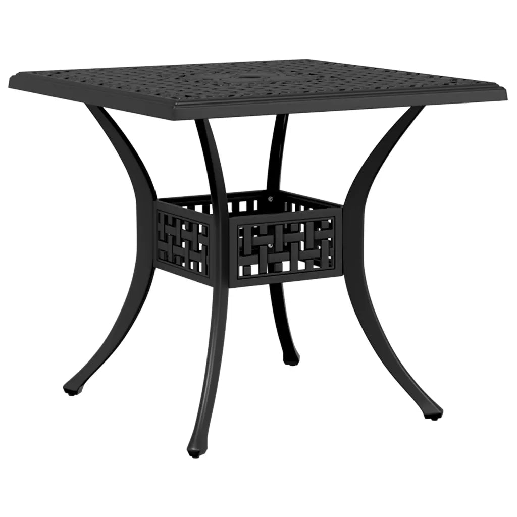 Set da Bistrot 3 pz Nero in Alluminio Pressofuso 3216346