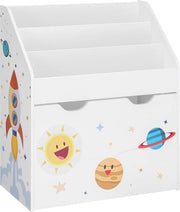 Cassa per Bambini - Cassetto per Giochi - Con più Cassetti - Bianco