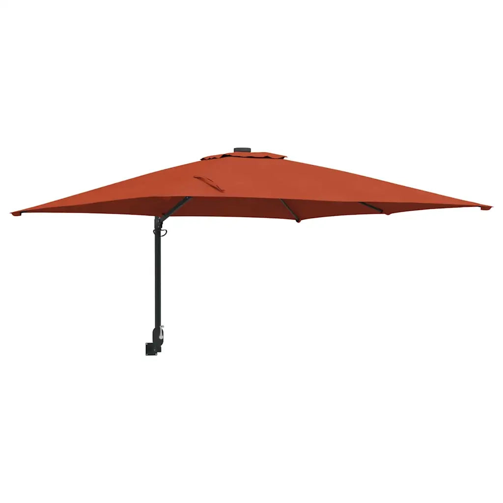 Ombrello da giardino Terracotta 248,5 x 247,5 x 160 cm 42003240