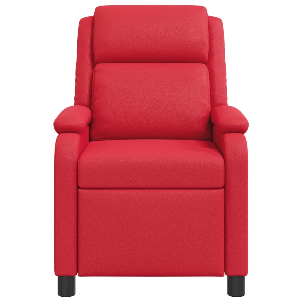Poltrona Massaggiante Rosso Similpelle 42034866