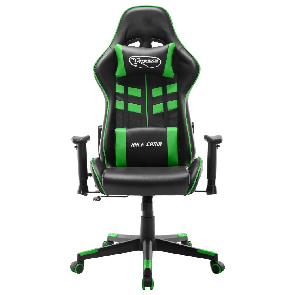 Sedia da Gaming | Sedia da e-sports Nera e Verde in Similpelle