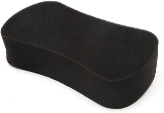 Set di accessori auto universali per pulizia, nero con spugna.