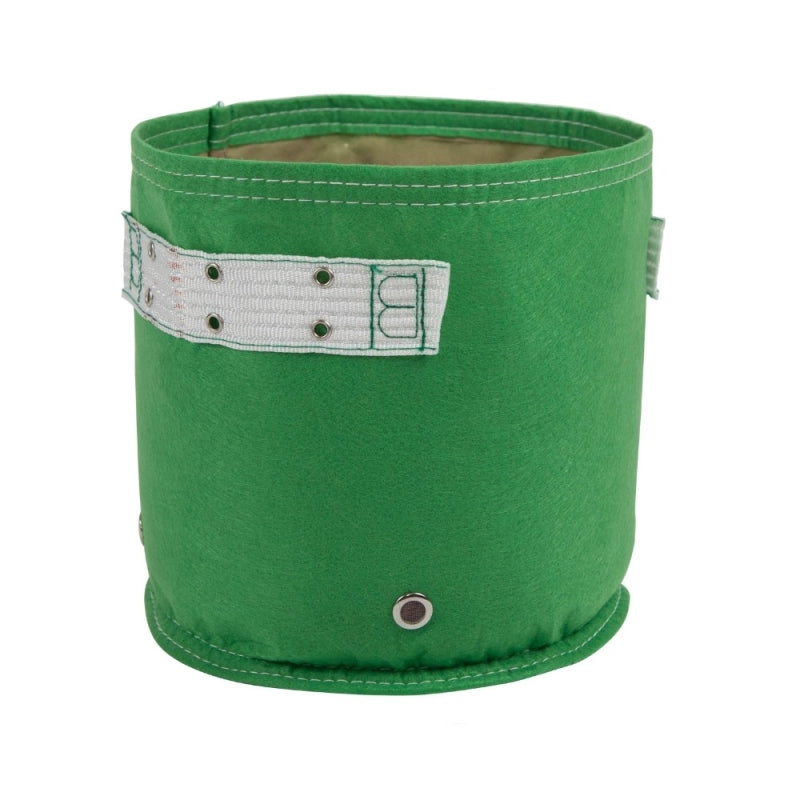 Vaso in Tessuto BloemBagz da 11 litri, con forma cilindrica, colore Arancione