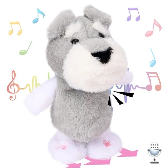 Giocattolo interattivo con oca pieghevole - peluche educativa - altezza 16,5 cm - adatto da 3 anni in su - animale da abbracciare