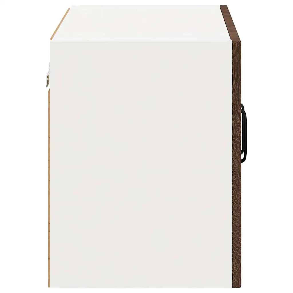 Armadi a pareti per cucina con porta Lucca 2 pcs Rovere Marrone 884929