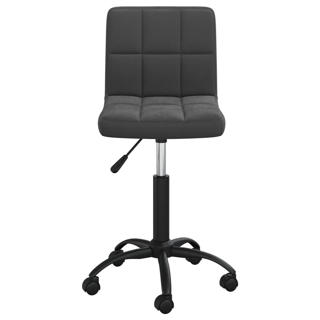 Sedia Girevole da Ufficio | Sedia da Gaming Nera in Velluto
