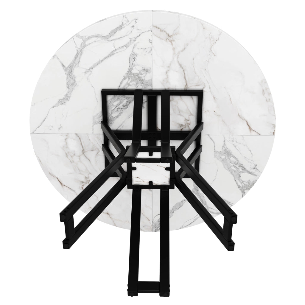 TAVOLO da pranzo 100x100x76 cm MDF Nero