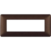 Placca Bticino Matix 6 moduli marrone caffè AM4806TGG