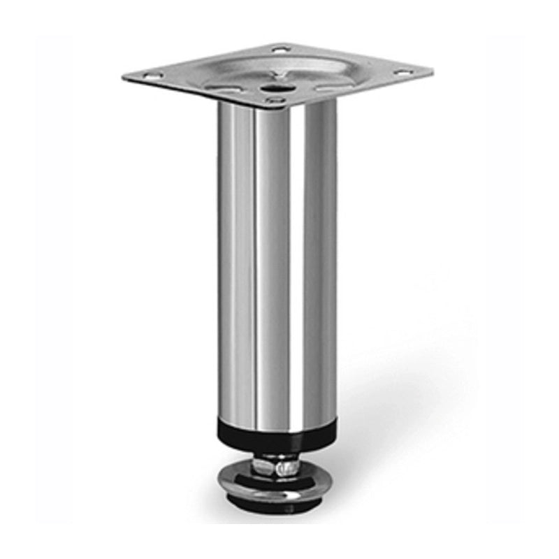 Piedino regolabile ABS 120mm alluminio