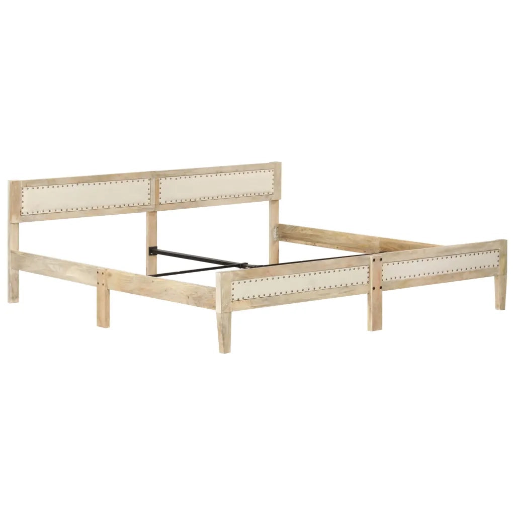 Giroletto-Struttura Letto in Legno Massello di Mango 200 cm 456589