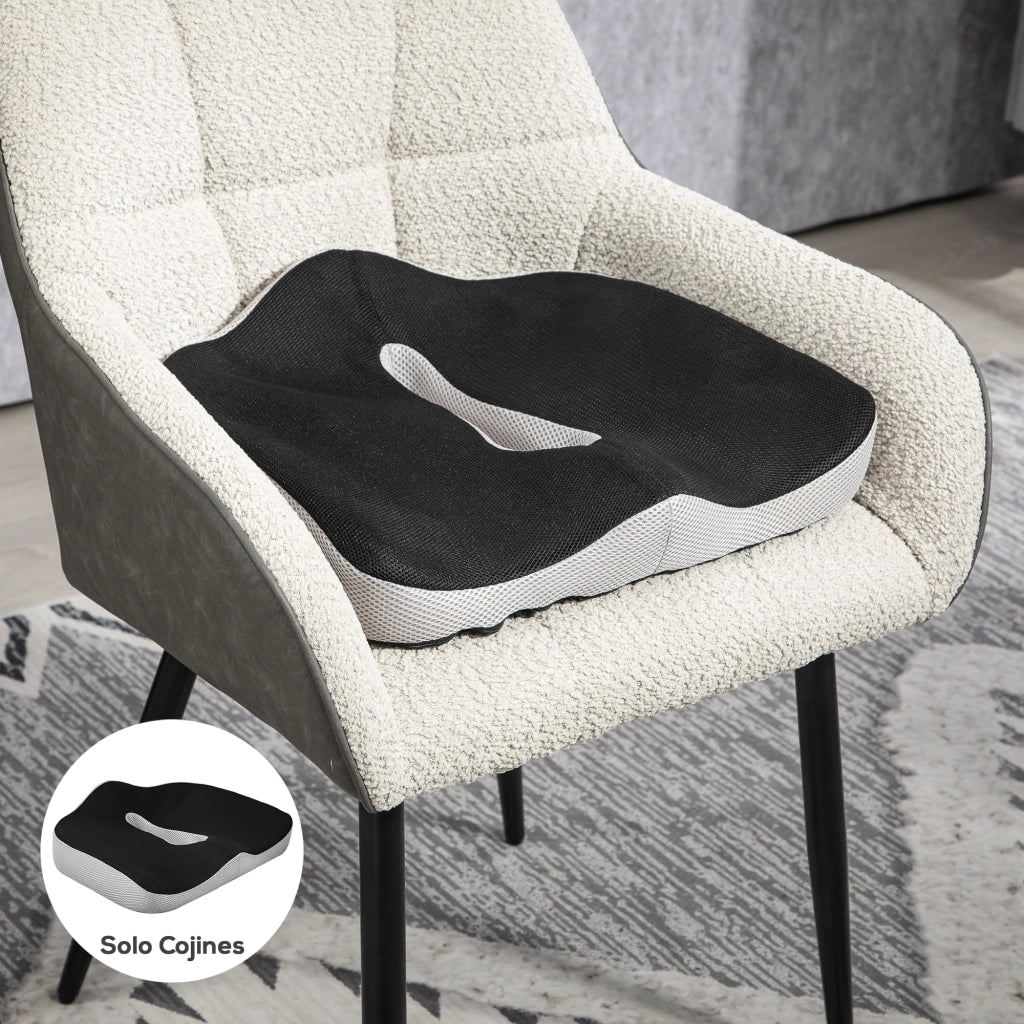 Cuscino Sedia ¨C zephmum ¨C Nero, Schiuma, Antiscivolo