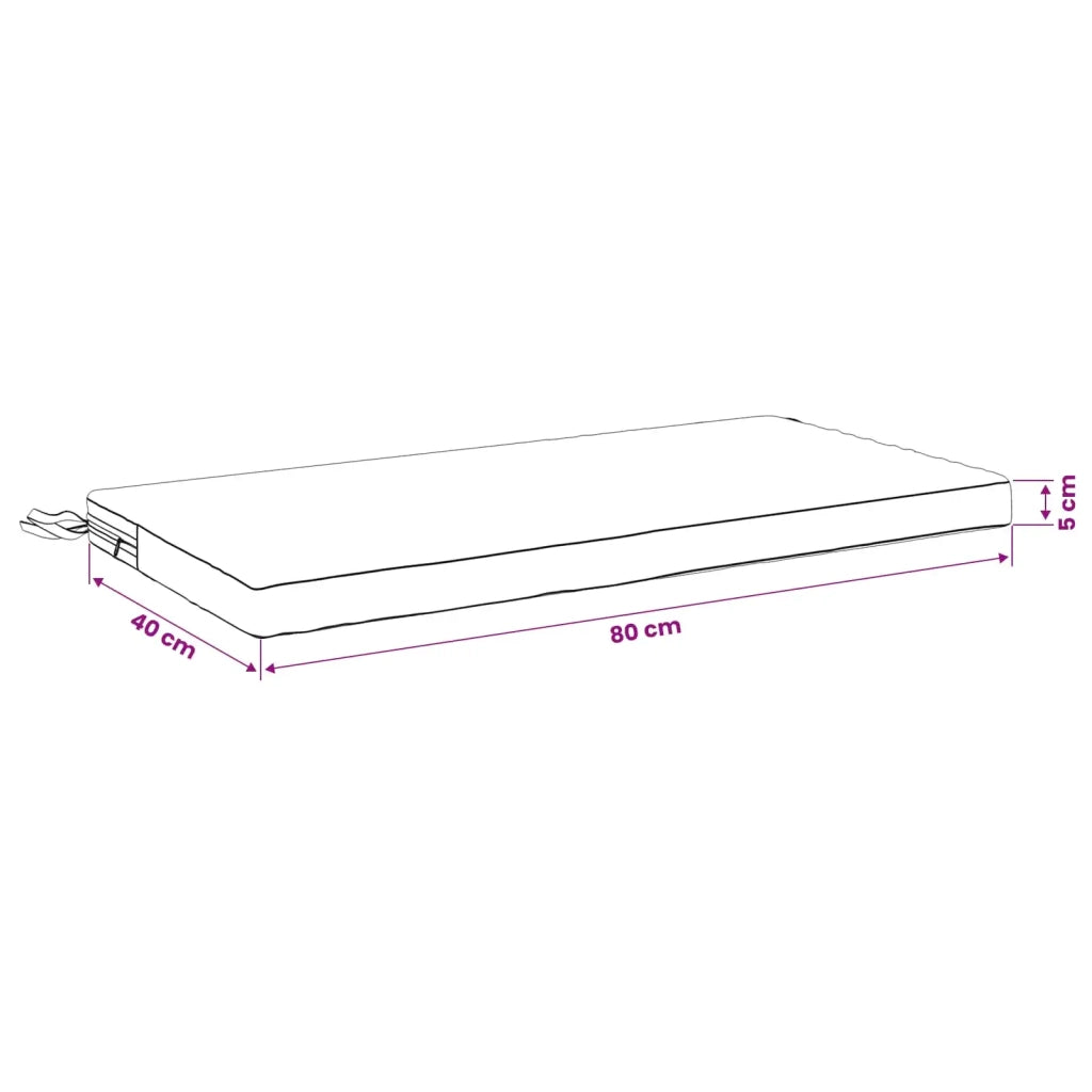 Cuscini per Panchina a 2 Pezzi SOEST 2 pz 100% Poliestere 948699