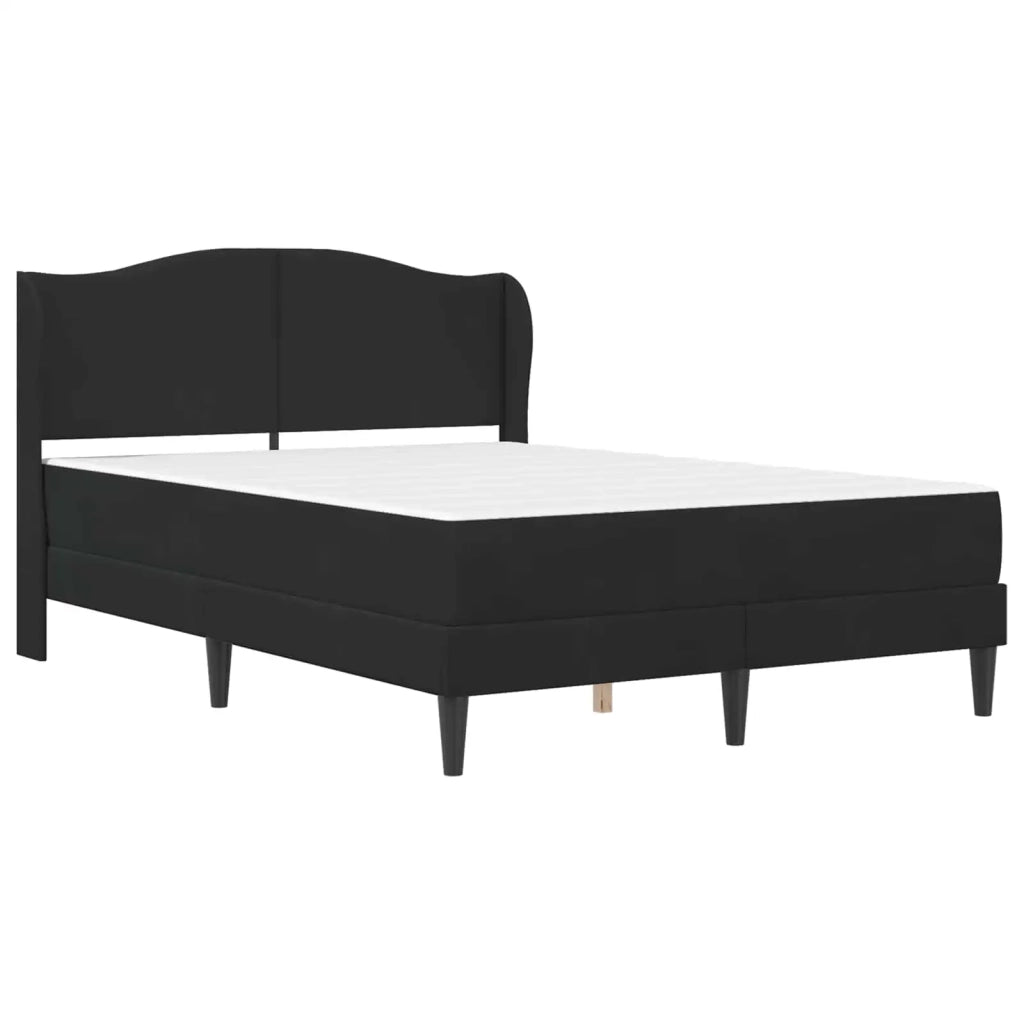 Struttura del letto con testiera Nero 140 x 200 cm Velluto 3415212