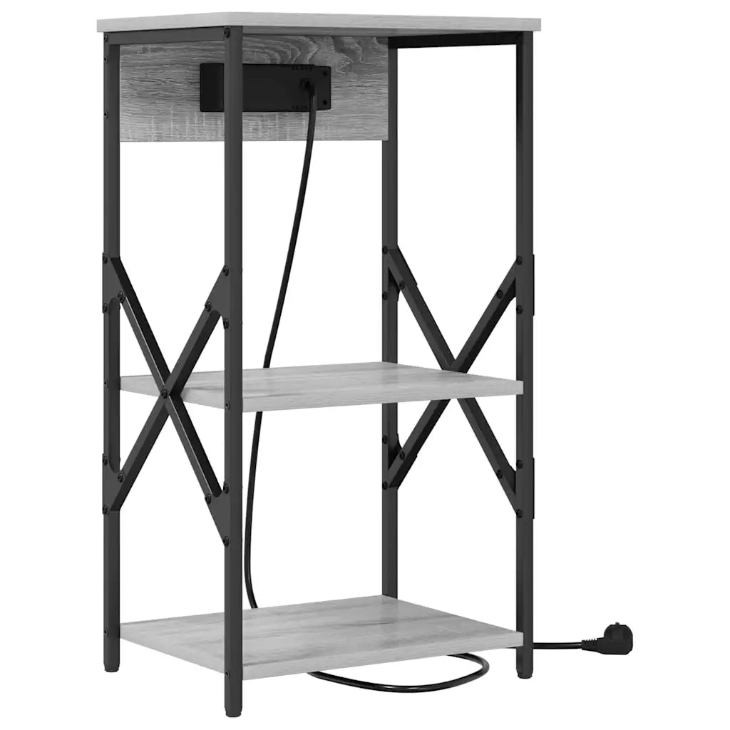 Armadio da Notte 2 pcs Grigio Sonoma 41 x 31 x 76 cm 859532