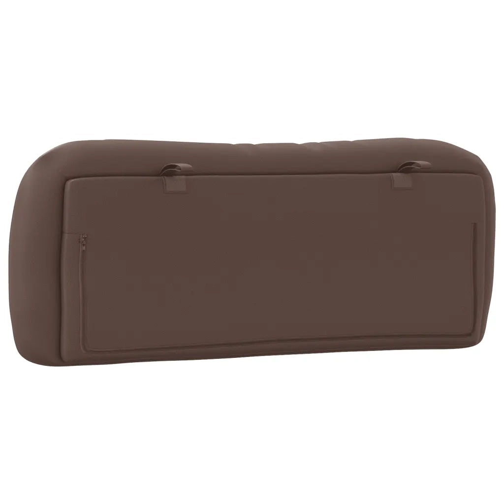 Cuscino Testiera Hvar Marrone 100 cm in Similpelle 374558