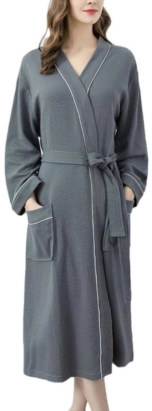 Kimono da bagno unisex per la spa - Lieve kimono da bagno per tutti i periodi dell'anno - Kimono da bagno in cotone per la comodità - Kimono da bagno per la relax - Kimono da bagno leggero - Kimono da bagno per tutti i giorni