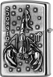 Accendino Emb con design in ottone, modello V19, codice prodotto 583812 - PL 207 Scorpio