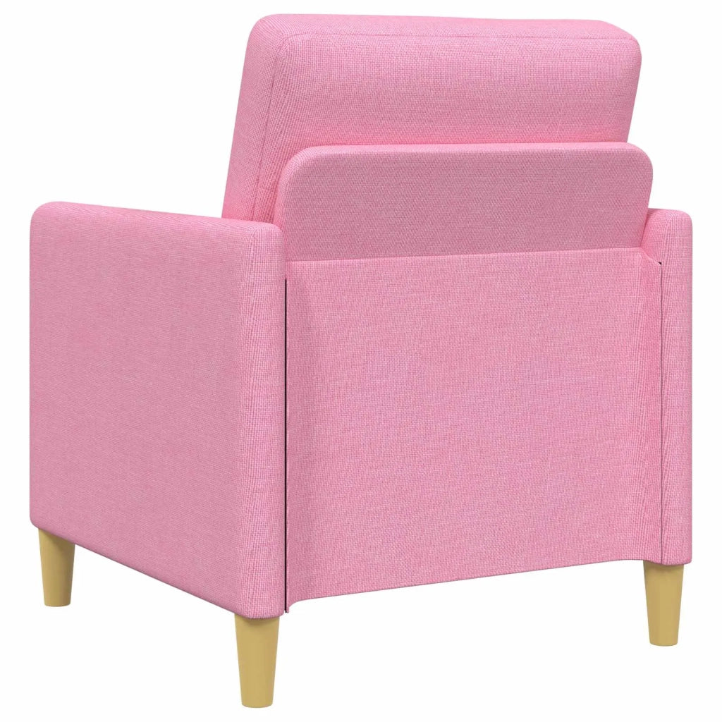 Set di Divani con Storage 2 pz Rosa Poliestere 3429216