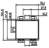 Box portapile per 3 stilo (aa-um3) con interruttore ip65