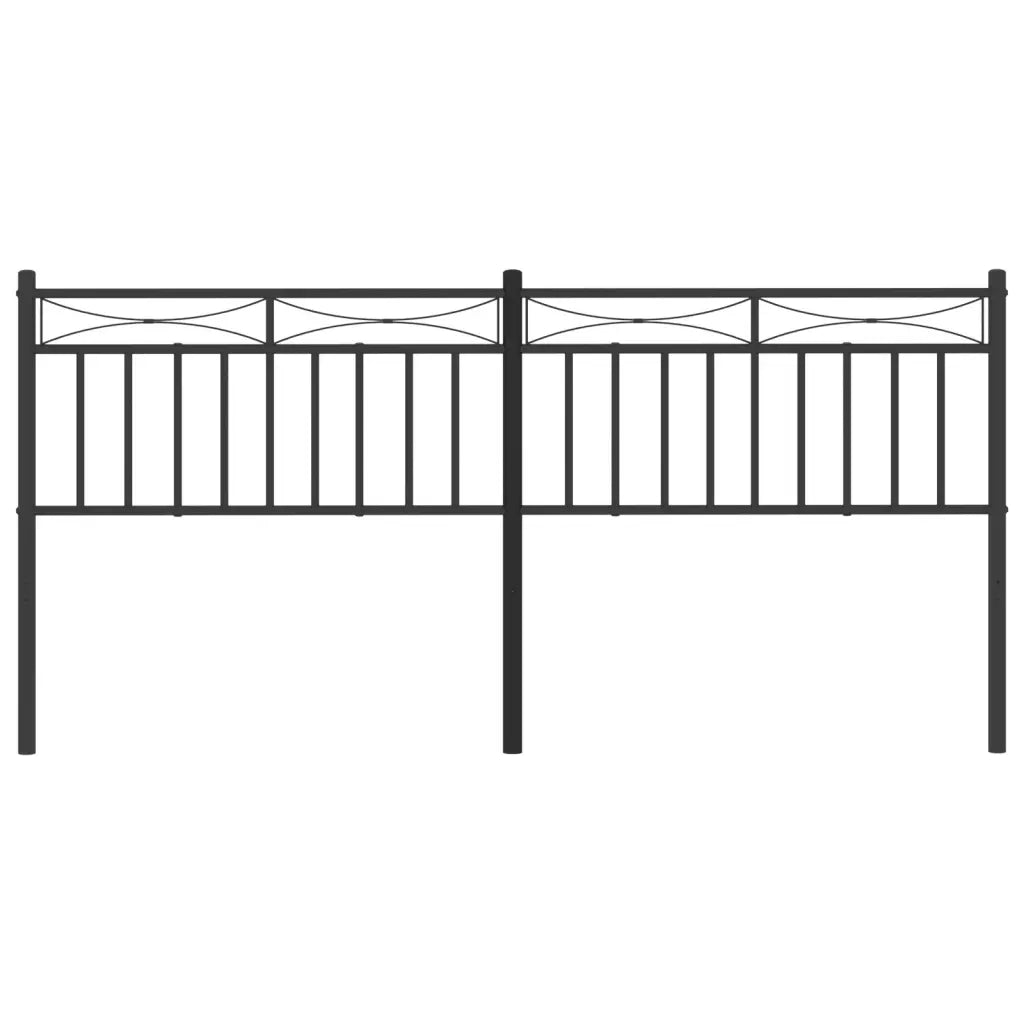 Testiera di Ricambio in Metallo Nero 193 cm 373728