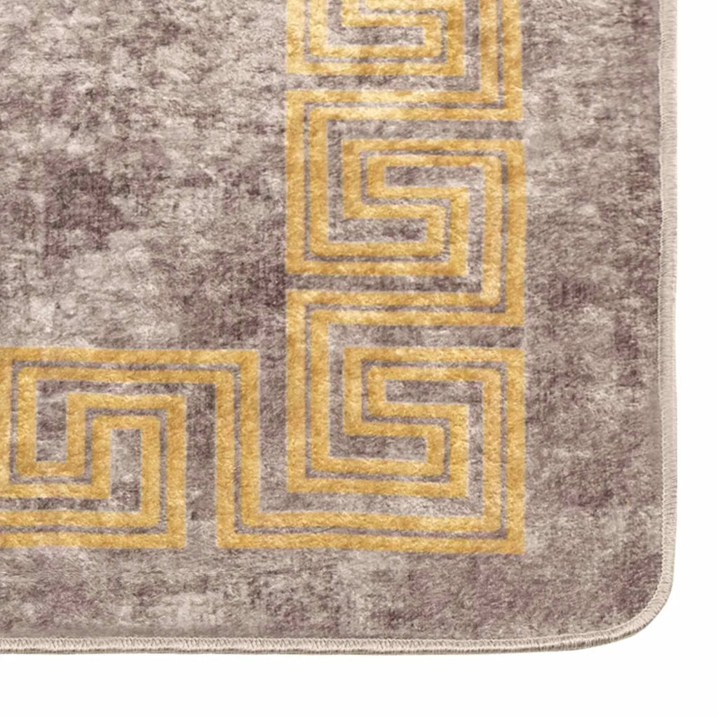 Runner Tappeto MARSA Grigio 50 x 100 cm Poliestere e PVC 42023344