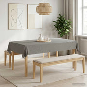 Tovaglia da Tavolo Rettangolare Grigio Chiaro 110 x 180 cm 42040080