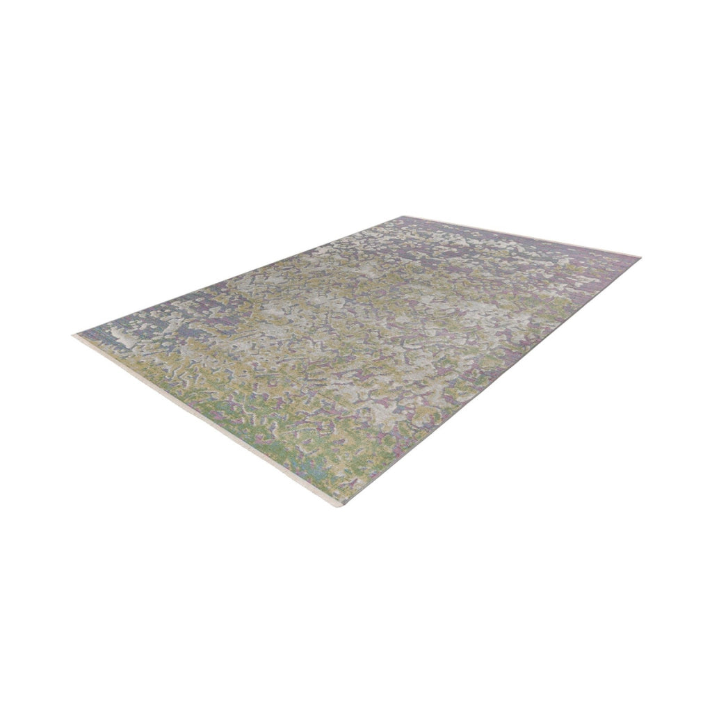 Tappeto Dilan 300 Verde a Pelo Corto in Polypropylene