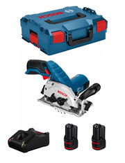 Sega Circolare BOSCH GKS 12V-26 (2 x 3,0 Ah + GAL12V-40 + L-Boxx 136)