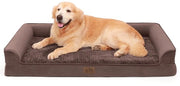 Letto per cani ortopedico per cani extra grandi, marrone (U, XL)