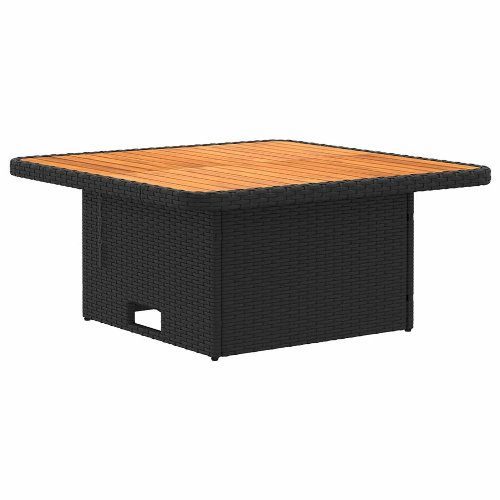 Set di Mobili 7 pz Nero Rattan in PE 3422188