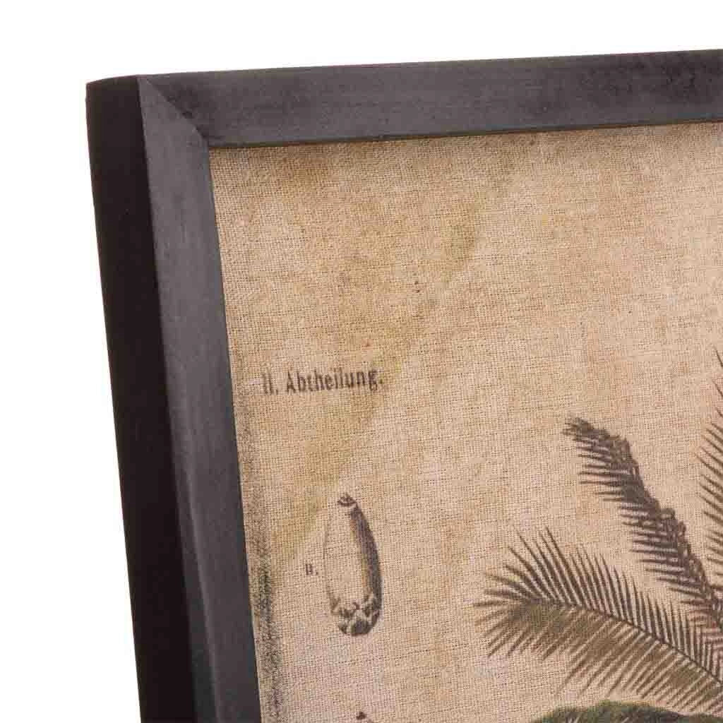 Cornice in legno e tessuto