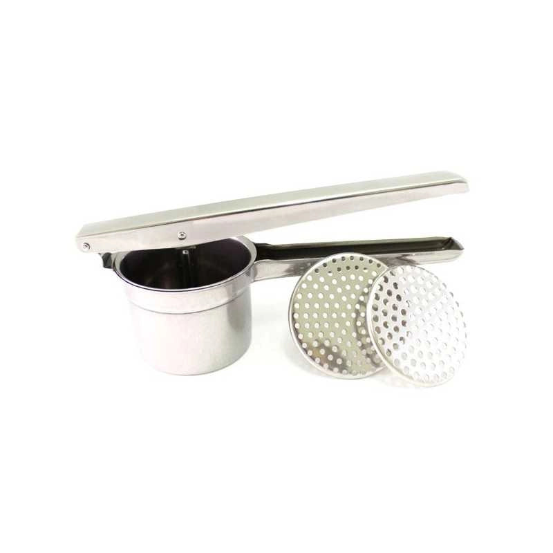 Schiacciapatate Inox 2 Dischi Intercambiab. Calder