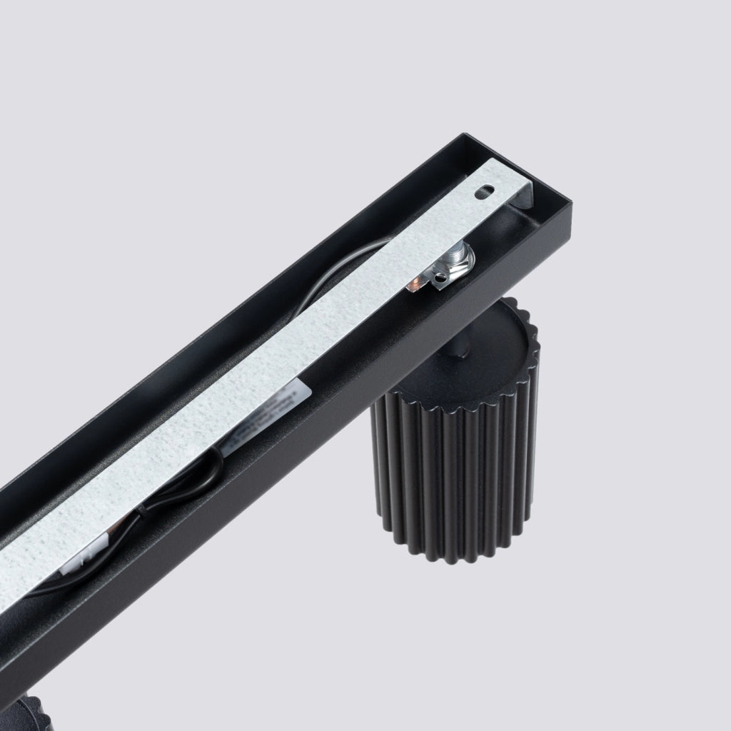 Lampada a soffitto KARBON 3L nero
