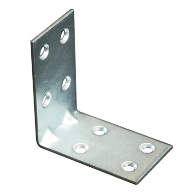 GIUNZIONE 8 FORI ANGOLARE - ZINCATA S.MM 2,0 CF=PZ 50 CM  4X4X3- 1 confezioni