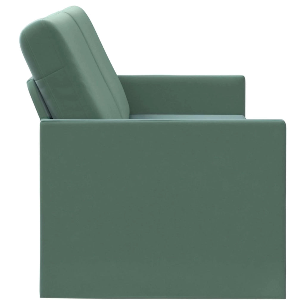 Divano a 3 posti Verde Mare 220 x 81 x 82 cm Velluto (V) 42041164