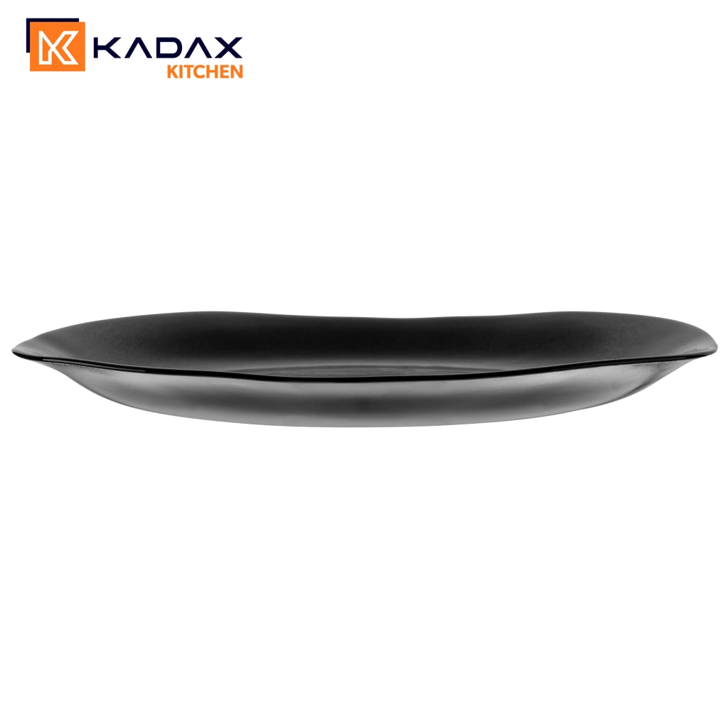 Set di 12 piatti KADAX neri